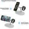 3 in 1 30W Magnetic Wireless Charger Stand Macsafe For iPhone 15 14 13 12 Pro Max Airpods Apple Watch 8 7 Fast Charging Station