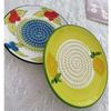 Non-Slip Ceramic Ginger Grater Easy Clean Fruit Grinding Tool Manual Garlic Masher  Tomato Grating