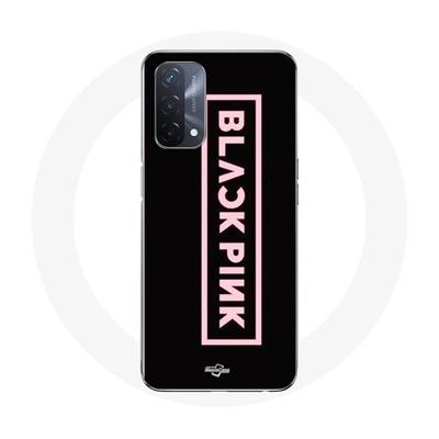 Coque - MANIACASE - Oppo A93 5G - Noir - Blackpink Logo - Souple