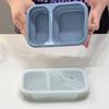 Rectangle Silicone Lunch Box Airtight Fresh Keeping Box Practical Food Storage Container  Student