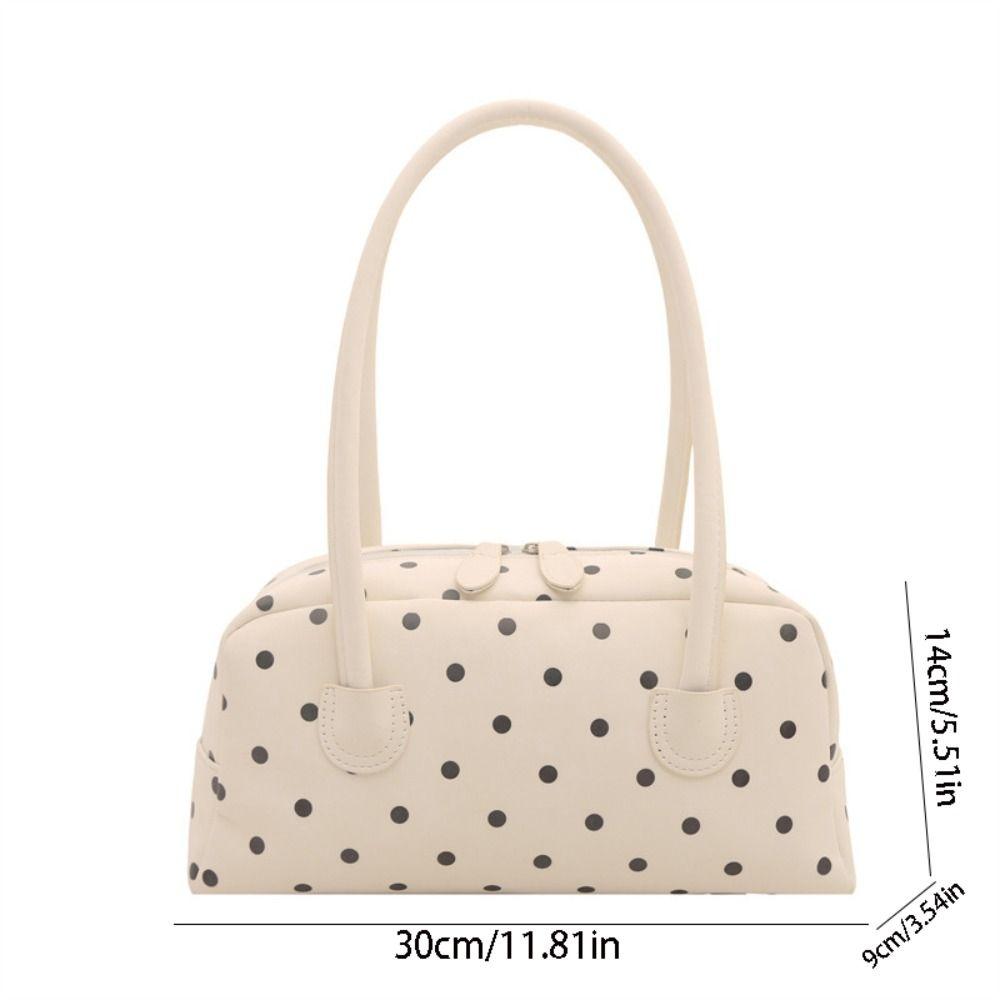 Sweet PU Boston Bag Retro Women Handbag Portable Square Shoulder Bag Girls/Female