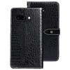 For Google Pixel 9a Case Crocodile Texture PU Leather Flip Phone Cover