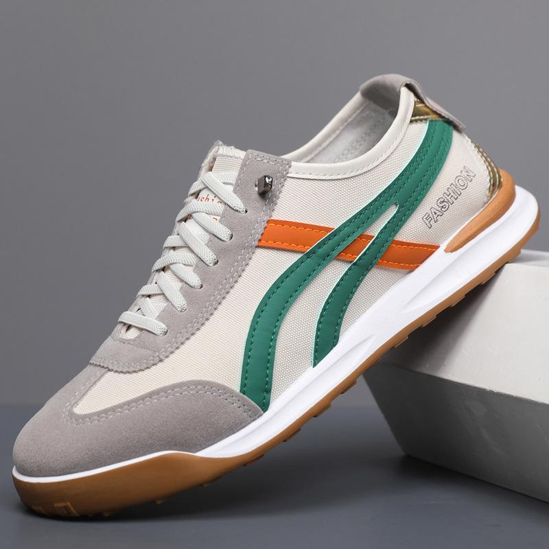 Пара парусиновых туфель лето новые мягкая подошва легкие туфли Форреста Гампа мужские легкие ленивые спортивные и повседневные туфли