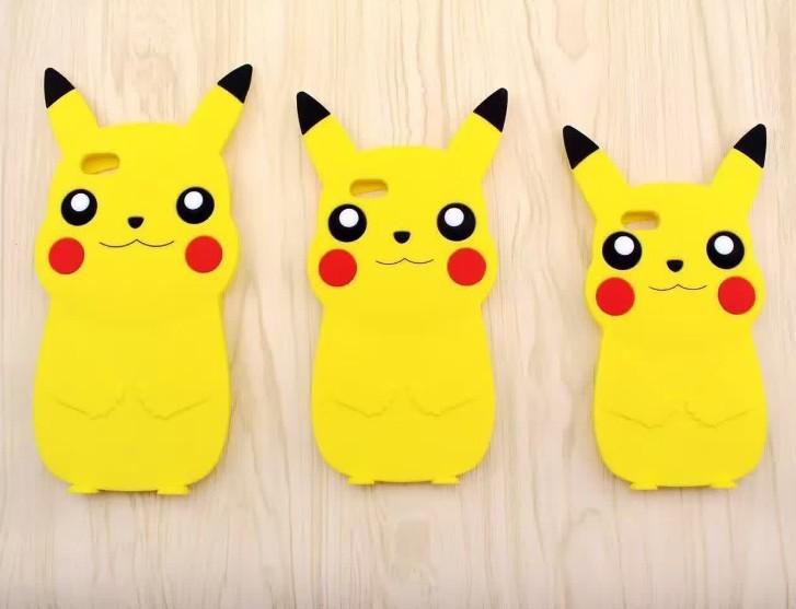 Pikachu Silicone Phone Case For Iphone 5 6 Plus With Drop Protection And Stress Relief