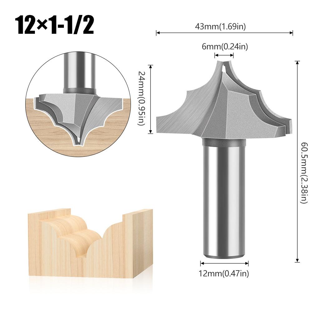 Double R Line Knife Slotting Knife Door Plate Knife Flower Line Knife Door Core Plate Milling Cutter Double R Line Knife Engraving Machine Cutter