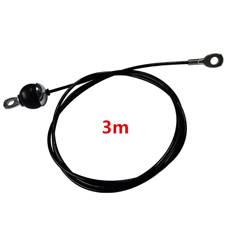 2 м-5 м спортивный кабель, трос, сверхмощные стальные запасные части для домашнего спортзала, фитнеса, кабельный шкив, аксессуары, диаметр 5 мм