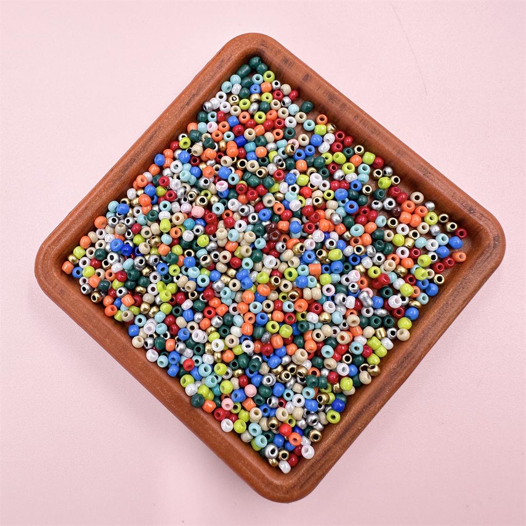 Главная Товары для вечеринок Фурнитура Бисер Аксессуары Разделительные бусины Браслет Ожерелье 1000 шт./лот 2 мм для рукодельных подвесок Чешское стекло Мини DIY