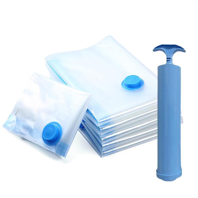 1шт стеганый вакуумный мешок прозрачный вакуумный компрессионный мешок утолщенный органайзер для одежды сумка для хранения в доме насос