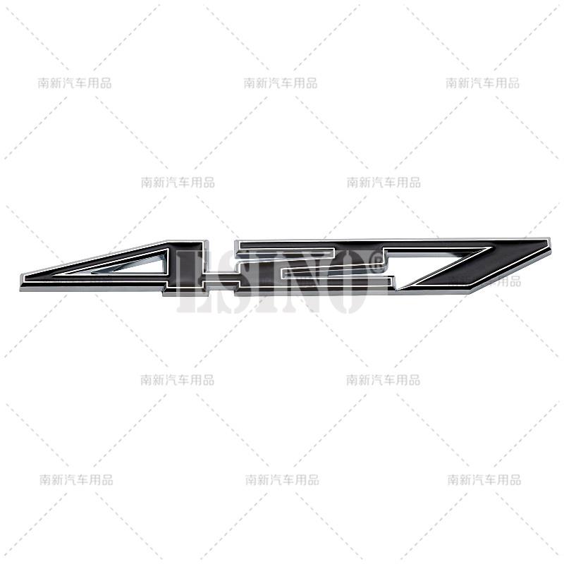 New 3D 427 Metal Alloy Adhesive Adhesive Emblem Rear Trunk Badge Front Fender Sticker Decal For Camaro Cruze