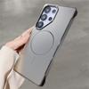 Frameless AG Matte For Magsafe Case for Samsung Galaxy S25 S24 S23 Ultra Magnetic Wireless Charging Luxury Plating Armor Cover