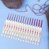 Crochet Hooks Comfortable Grip Sewing Long Service Time Wool Embroidery Tapestry Crochet Hooks for Home