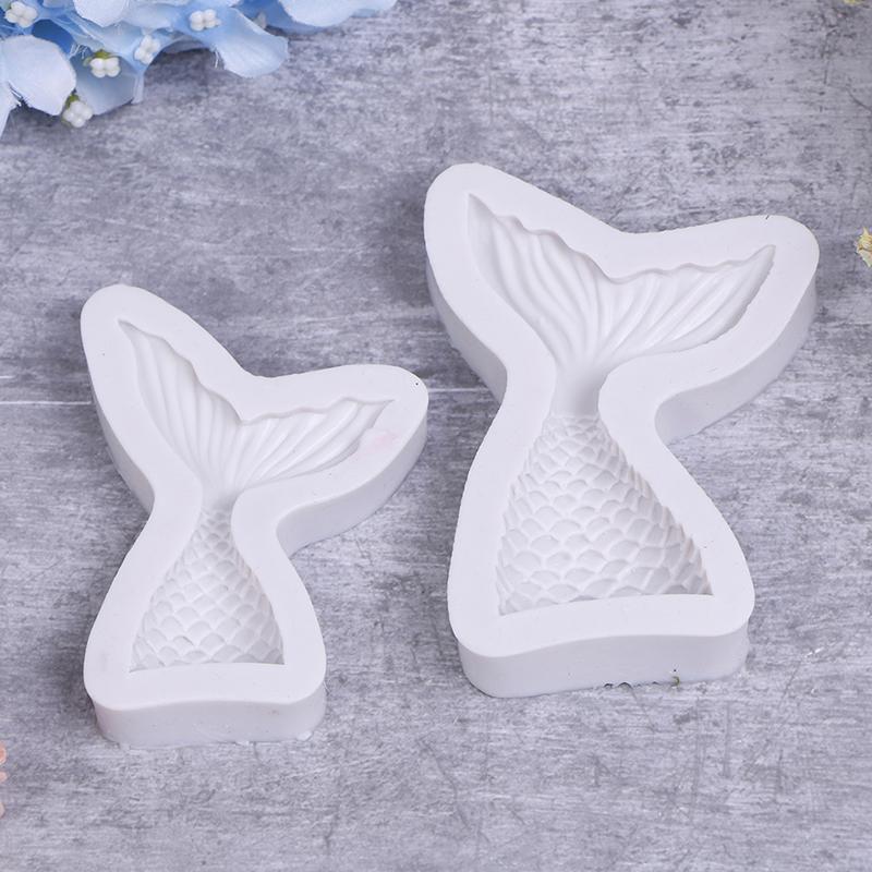 Хвост русалки, жидкая силиконовая форма для торта, форма для помадки, форма для украшения кондитерских изделий