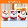 Cute Lace Fluffy Dog Plush Toy Keychain Adorable Gift For Children Soft Doll
