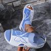 Летние новые повседневные плетеные сандалии Fly Woven Hollow Fish Mouth Beach женские сандалии в спортивном стиле