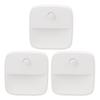 3PCS Plug In Night Light Motion Sensor Dusk To Dawn Sensor 3000K Warm Light LED Night Lamp   for
