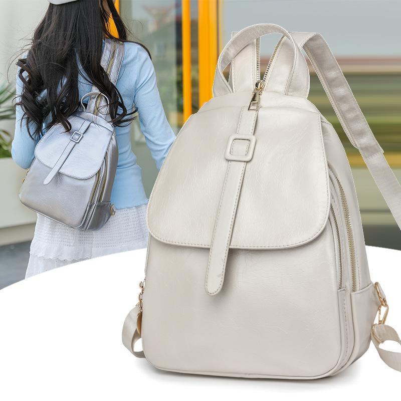 Рюкзак большой вместимости, женский рюкзак из полиуретана, дорожная сумка