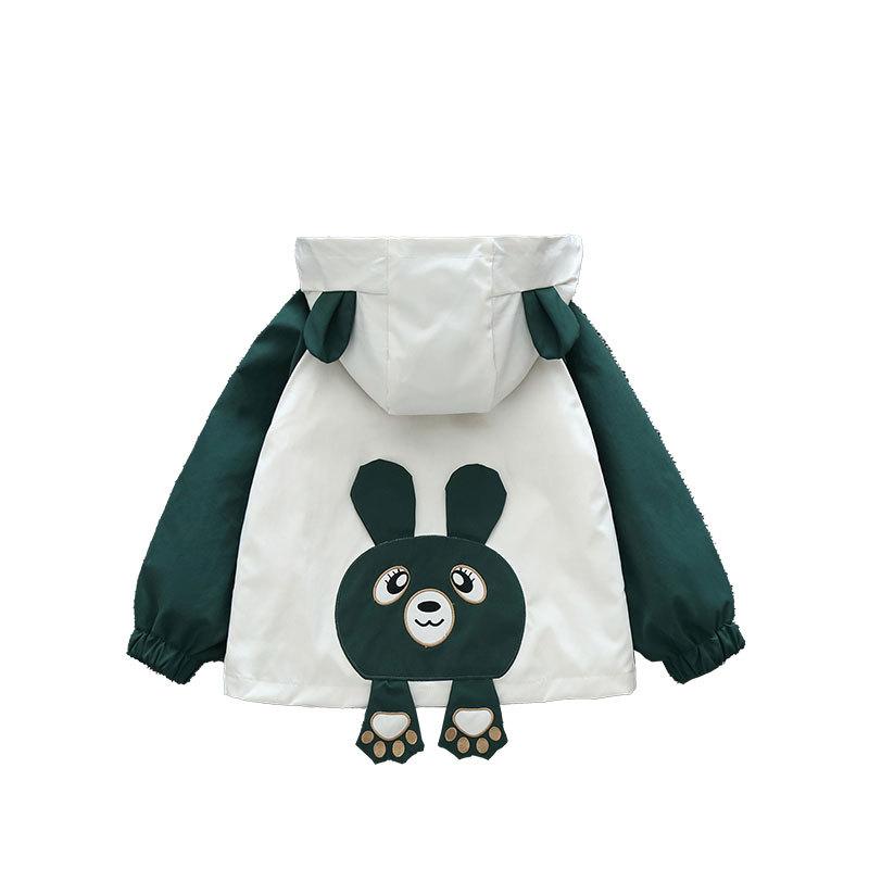 Детское повседневное пальто весна-осень Милая куртка с рисунком Куртка для мальчиков и девочек