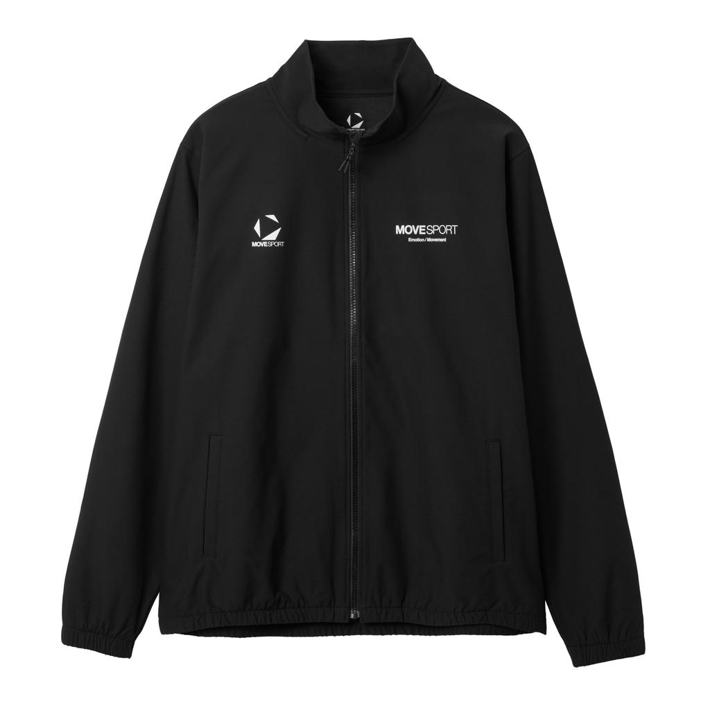 Move Sports Cross Descente Эластичная тканая куртка-стойка Мягкая на ощупь и удобная для тренировок, бега, ходьбы, мужская, двойного плетения, BK00