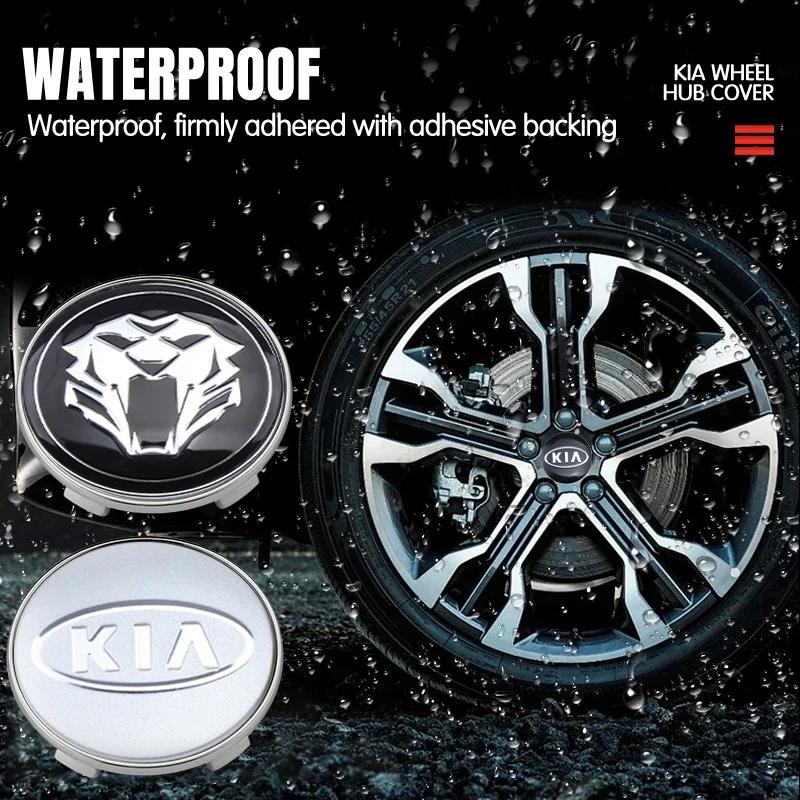 4pcs/Set 58/60/mm Car Wheel Center Hub Caps For KIA Rio Soul Seltos Forte K5 K3 Niro Sorento Stinger Sportage Cerato EV6 Ceed WS5