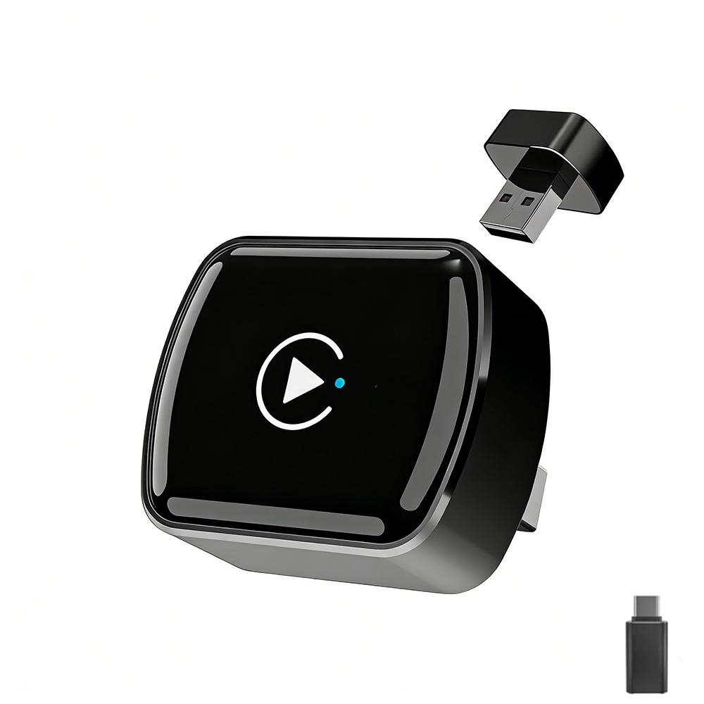 Wireless CarPlay Adapter 2026 Upgrade, Plug and Play, No Latency, Converts Factory Wired to Wireless, Compatible with iPhone 6+