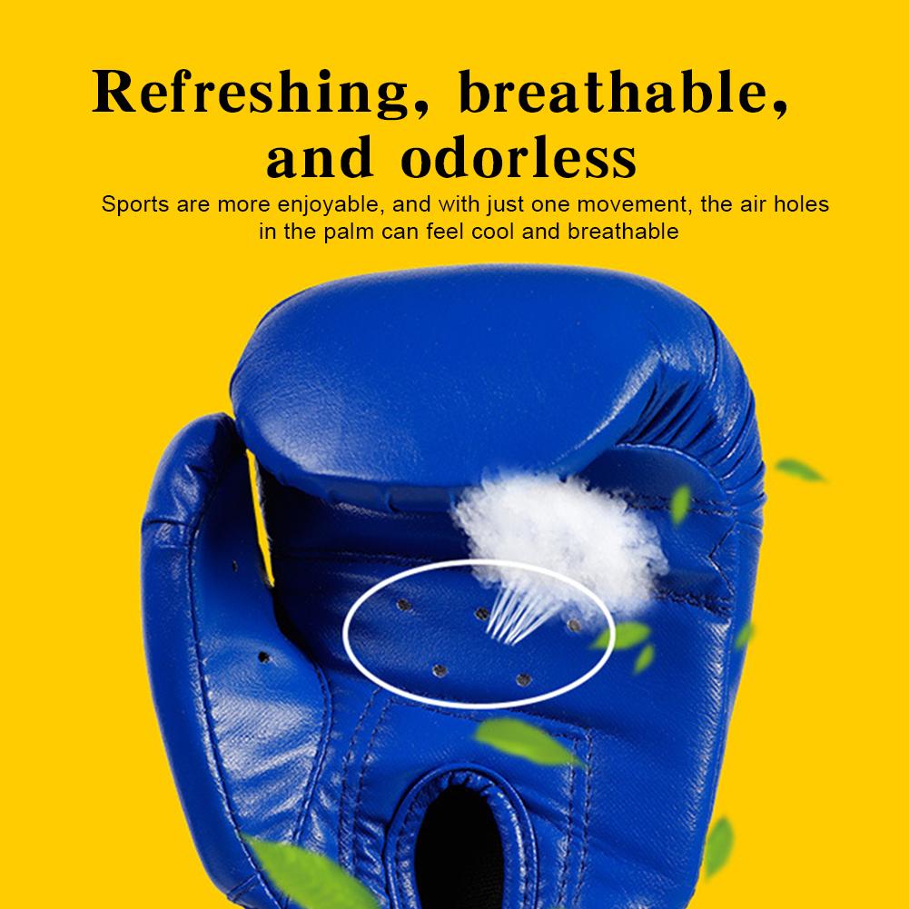 Боксерские перчатки, удобные перчатки для кикбоксинга, профессиональные боксерские перчатки из искусственной кожи, перчатки для тхэквондо, тренировочные перчатки с песком