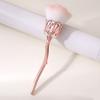 Кисть для дизайна ногтей Мягкая щетина Удобная ручка Маникюрная кисть Искусственное волокно Шерсть Форма цветка розы Кисть для ногтей Маникюрный инструмент