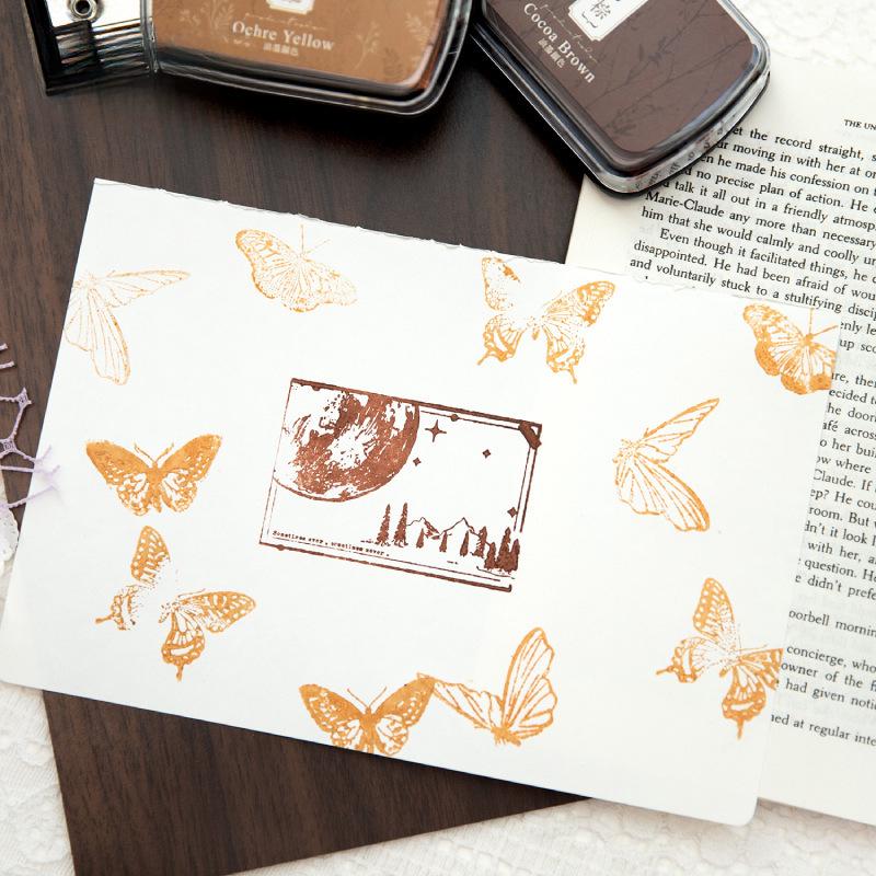 Подушечка для штемпельной краски серии Yanji Poetry Color, Разные цвета, 1 шт.