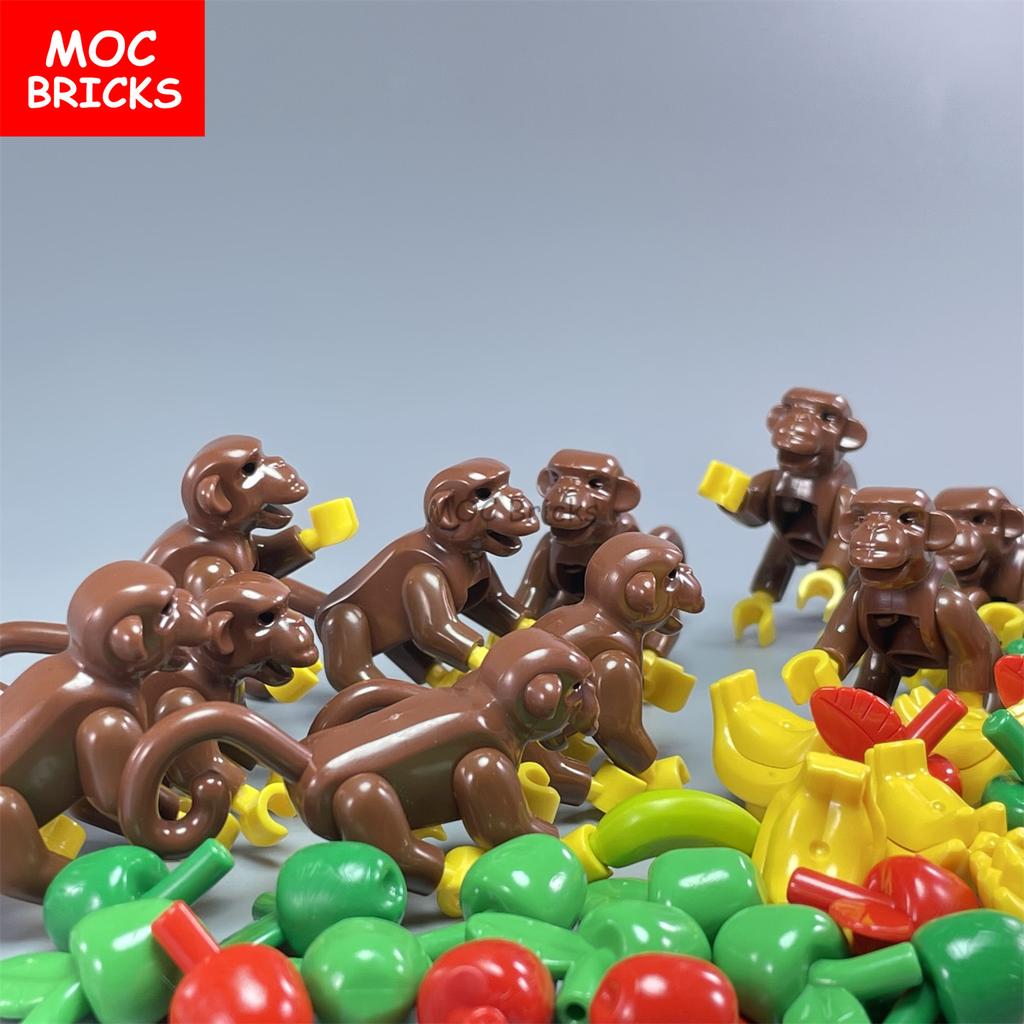 Нетоксичные Moc Кирпичи Животное Король Обезьян Легенда Путешествие на Запад Фигурка Действия Образовательные Строительные Блоки Игрушки Подарки для Детей
