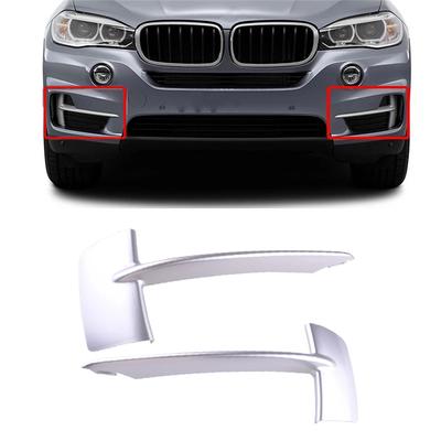 Пара Накладка решетки переднего бампера Хром ABS Для BMW X5 F15 2014-2017