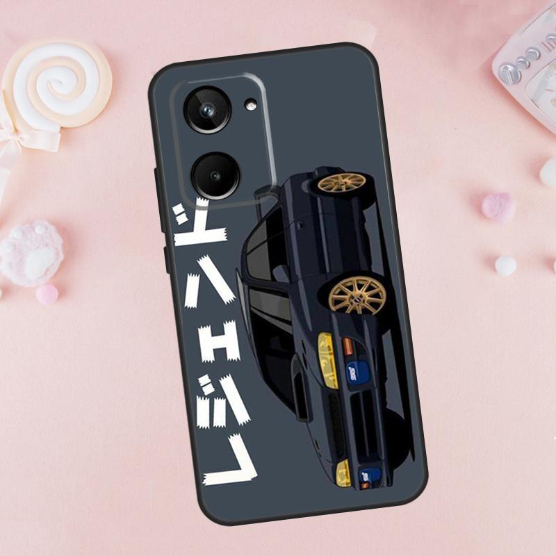 Чехол для Realme C67 C55 C53 C51 C35 C33 C31 C30 C25s C21Y GT Neo5 GT5 9 10 11 12 Pro Plus с изображением Tokyo JDM Drift Sport Car