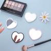 High-definition Handheld Mirror Single-sided Beauty Make-up Mirror Heart-shaped Mirror  Makeup Tool