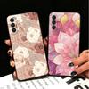 Красивый Розово-Золотой Арт Мягкий Чехол для Телефона для Samsung A17 A37 A57 A16 A26 A36 A56 A15 A25 A35 A55 A14 A24 A34 A54 A13 A23 A33 A53