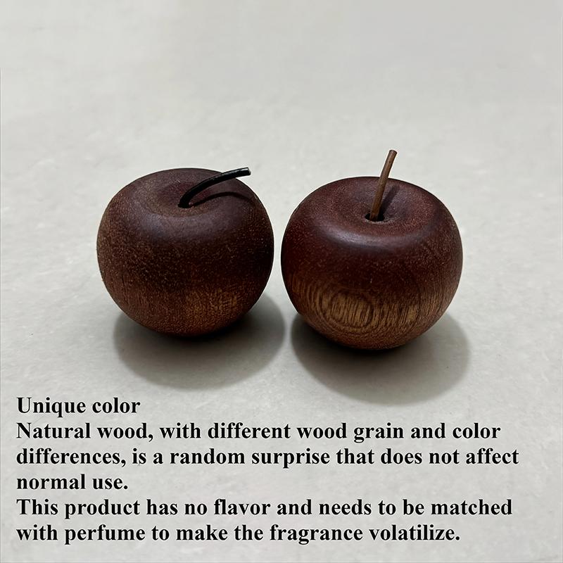 Креативный автомобильный диффузор ароматов Apple из дерева для домашнего использования с высококачественным натуральным ароматом, деревянный диффузор для использования в помещении