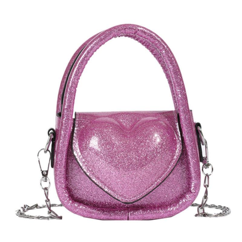 Trendy Heart Shaped Kids Crossbody Bag With Breathable Design For Stylish Children