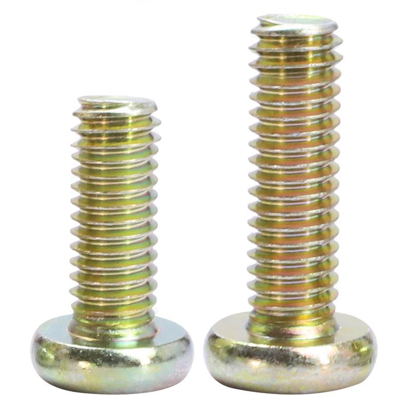 Болт с шестигранным углублением под ключ из цинка с железным покрытием и круглой головкой для мебели (М6/М8)