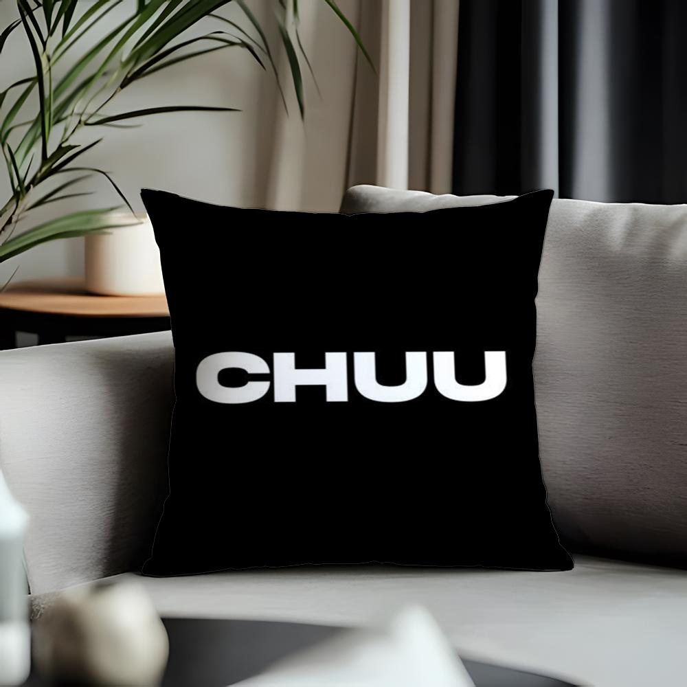 Fashion Cchuuable Cushion Cover Antidustmite Pillowcase Invisible Zipper Silky Short Plush Sofa Cushion Cover