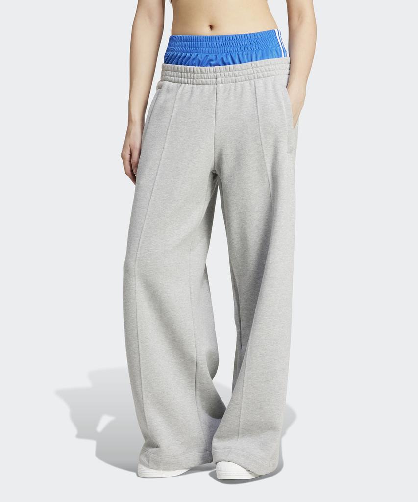 adidas (X-Ксения) Спортивные штаны с лампасами 2-в-1 - Серые:Синий / Iw5670