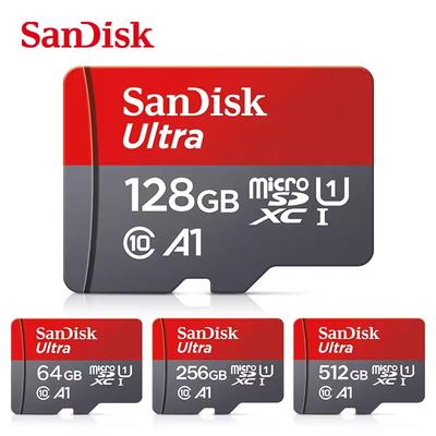 SanDisk Ultra microsd 128 ГБ 32 ГБ 64 ГБ 256 ГБ 512 ГБ A1 Карта Micro SD SD TF Флеш-карта Карта памяти Класс 10 для телефона