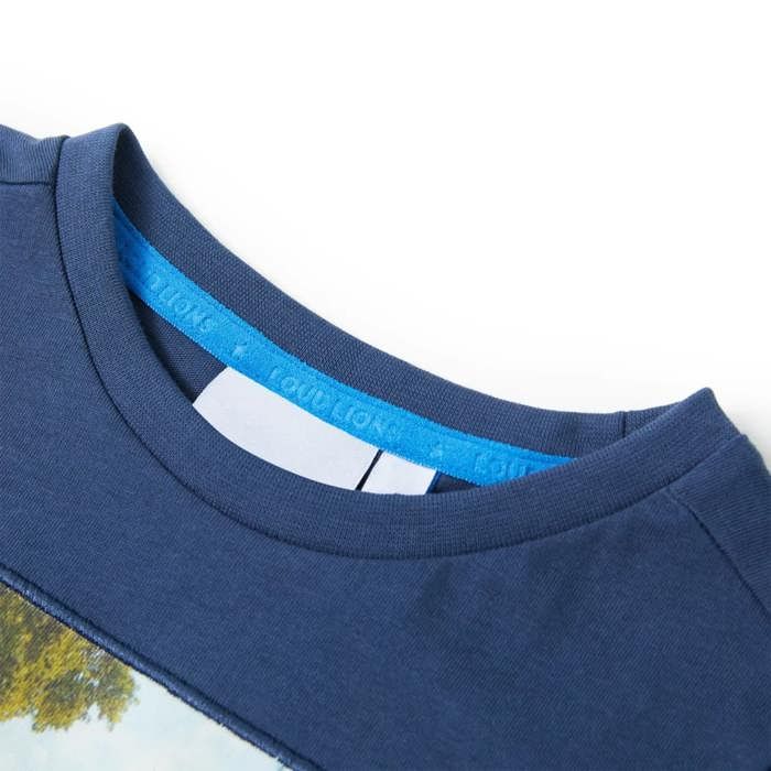 T-shirt pour enfants bleu foncé 92/104/116/128/140