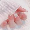 Sweet Fairy Detachable Press-On Nails: Cute Blush Translucent Finished Nails for Girls