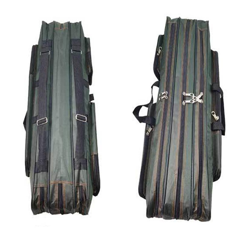 Утолщенная 3-слойная сумка для удочки 80/90/100/120 см, противоизносная сумка для рыбалки, парусиновая трехслойная рыболовная снасть, сумки для рыбалки