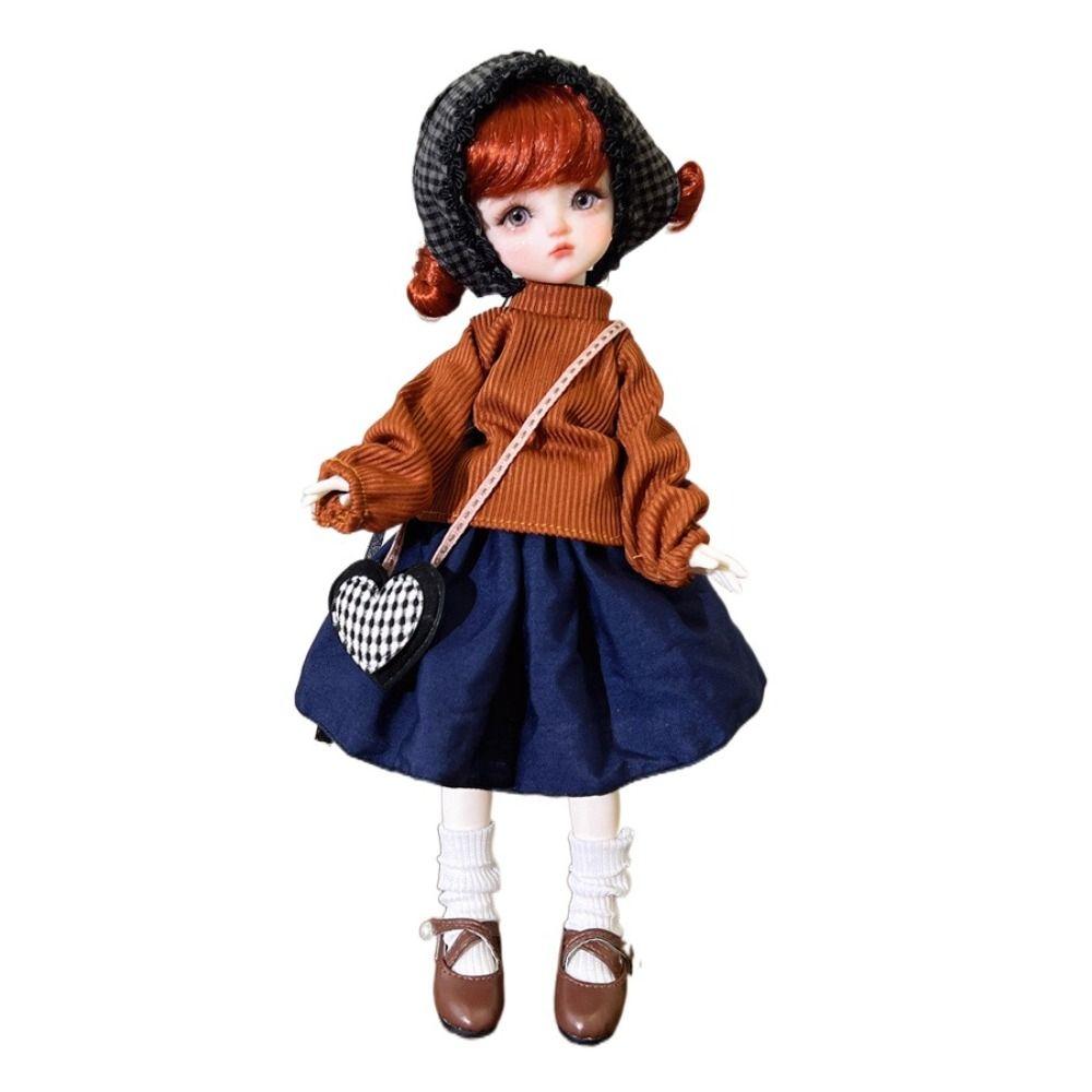 Симпатичный комплект одежды для куклы BJD 1/6, модная игрушка для девочки, подарок, модное платье для куклы  (Никаких кукол и обуви)