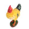 Chicken Figurine Resin Chicken Statue Garden Ornament Farm Animals Collection for Outdoor Backyard Patio Lawn Decoration