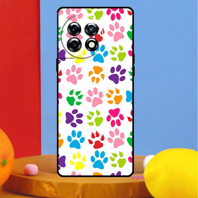 Dog Friends Cat Pet Paws Cover For OnePlus 12 11 13 13R 12R 10 Pro 8T 10T OnePlus Nord 4 CE 2 3 Lite N10 N20 N30 Case