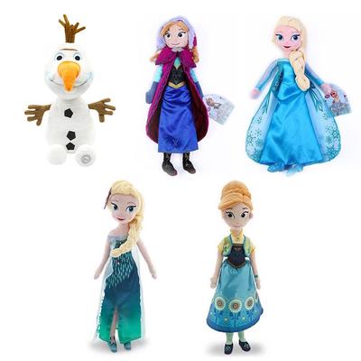Набор замороженных рождественских плюшевых игрушек: Куклы Олаф, Анна, Эльза и аксессуары для Хэллоуина
