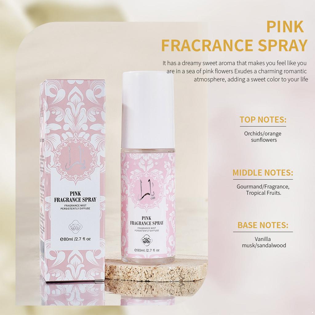 Alcohol Free Fragrance Spray Arab Style Perfume for Women and Men Long Lasting Scent for Dating Work Party and Holiday Vacation Gift