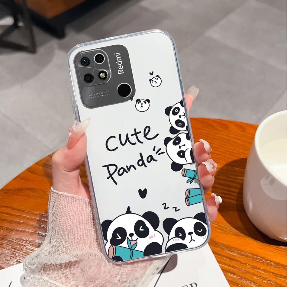 Covers For Redmi 10C Case Stylish Fun Soft Transparent Slim Silicone Anti Drop Phone Shell For Xiaomi Redmi 10 C Bumper Fundas