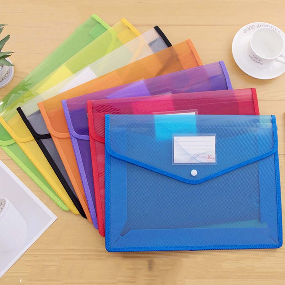 Pouch Pvc  Portfolio Data Pocket Paper Storage Bag Organ File Bag File Folder Document Organizers