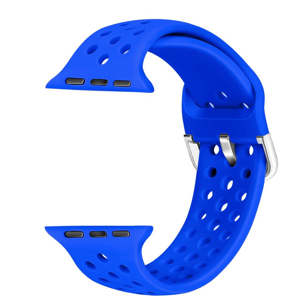 Спортивный силиконовый ремешок для Apple Watch 10 42мм 46мм Band Ultra 2 49мм Браслет IWatch 9 8 7 6 5 4 SE 45мм 44мм 41мм 40мм Ремешок на запястье