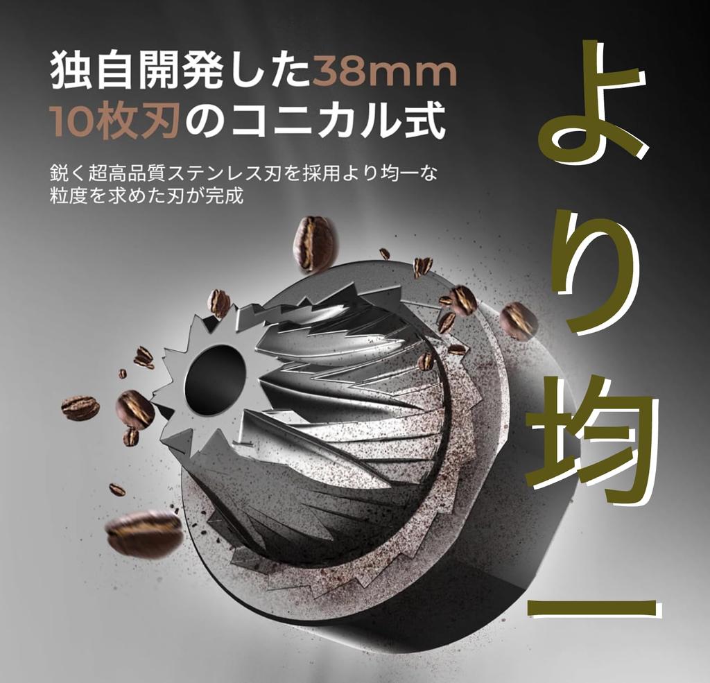 [Completely Supervised by WBC World Champion Hidenori Izaki] Epeios Coffee Mill, Manual, Hand-Grounded Coffee Mill